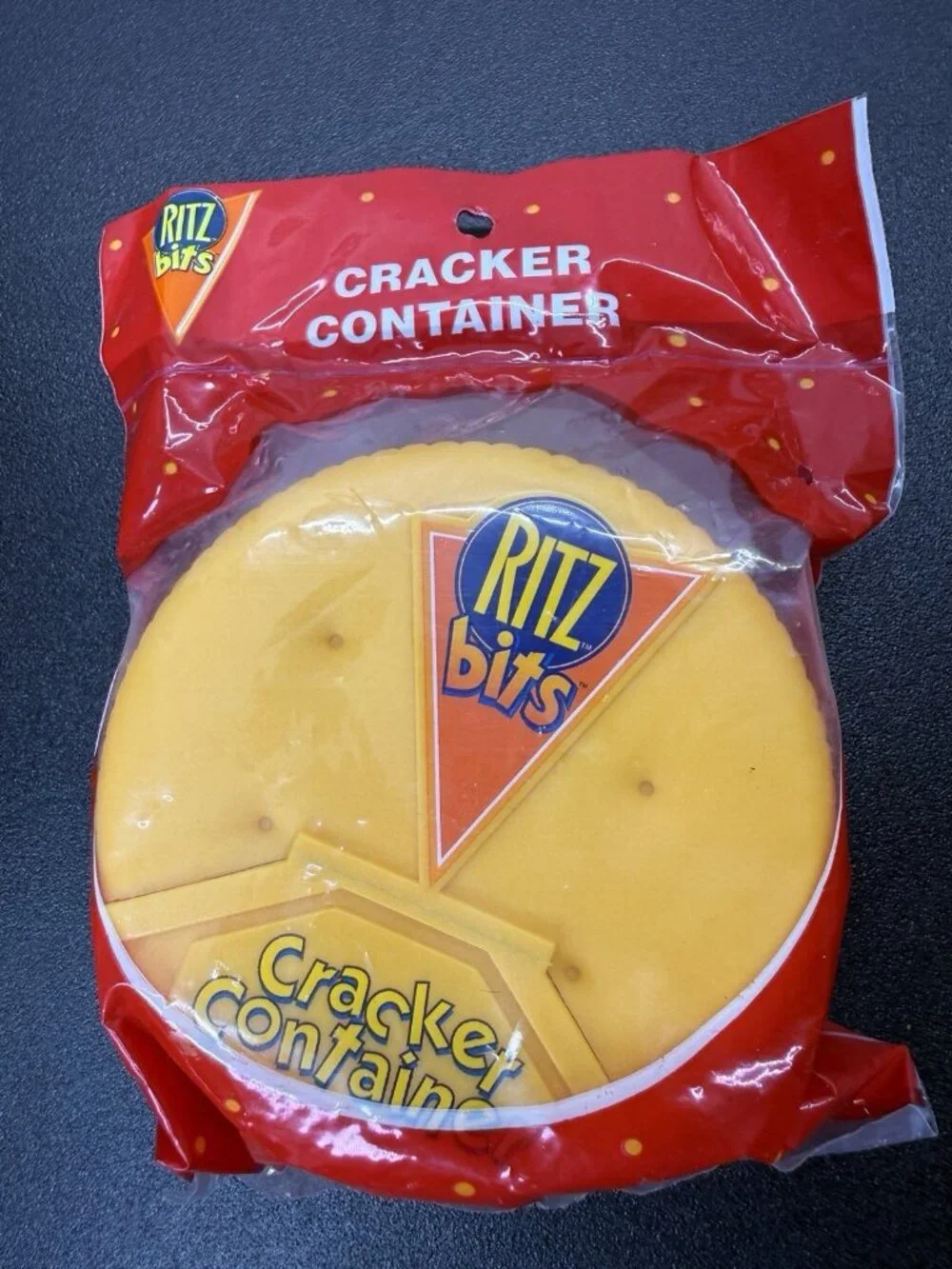 Lot Of 2 Vintage 1999 Nabisco RITZ BITS Cracker Container Mini Snack Box Sealed